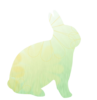 Rabbit Green Design Clip Art